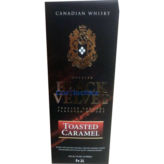 Виски Блек Вельвет Карамель (Black Velvet Caramel) 2 литра
